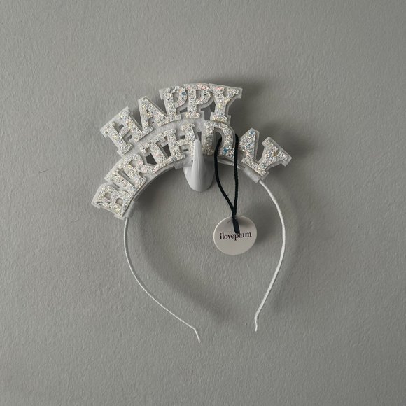 NWT iloveplum Happy Birthday Headband - Picture 3 of 4